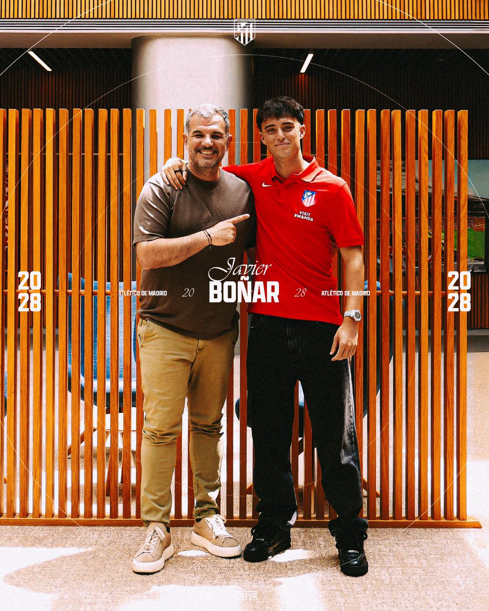 Javier Boñar renueva su contrato y seguirá en el <a href="/Atleti/">Atlético de Madrid</a> hasta 2028. La historia continúa. Enhorabuena <a href="/javier_6bf/">Javier Boñar Franco</a> ! 🔴⚪️

🗞️ atleticodemadrid.com/noticias/bonar…