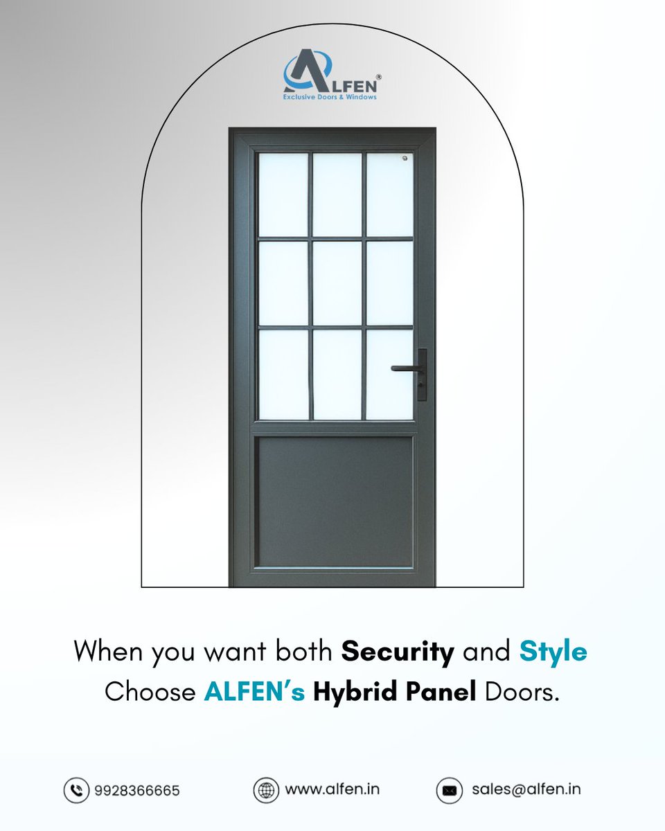 Smart choice. Stylish look. Solid protection. ALFEN Hybrid Panel Doors.
📍 Explore more at alfen.in
📞 Call us: 9928366665
.
.
.
#alfen #aluminiumdoorsandwindows #Aluminiumwindows
[Alfen, Aluminium Windows, aluminium doors, Railings, Pergolas, Retractable Roofs]