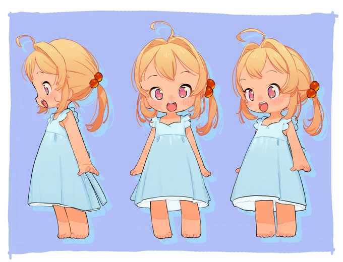 この子もキレイに描いておこうかな。