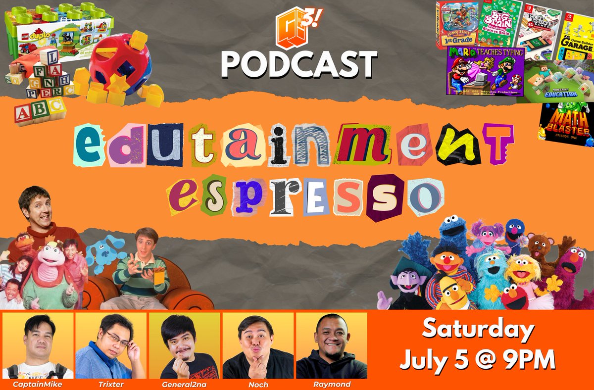 Learning doesn't have to be boring, peeps! Let's talk about stuff with some awesome edutainment in this weekend's episode.

#LearnAndChill #BrainGainz #FunLearning #EdutainmentVibes