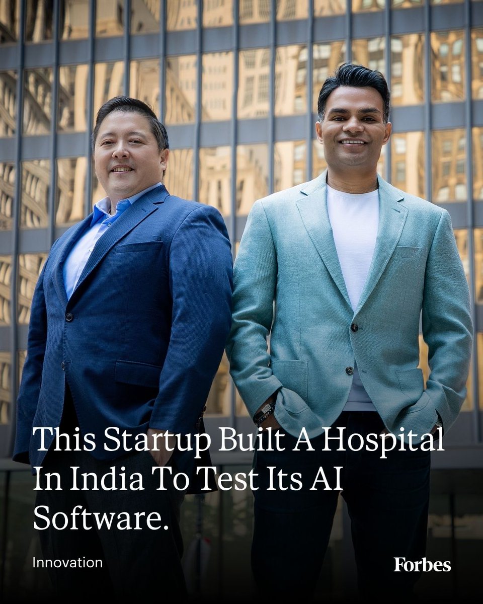 Forbes's tweet photo. New drugs take too long to get to market because of clinical trial bottlenecks. Two cancer doctors built AI-enabled tech to speed up the process. (Photo: Maria Ponce) https://t.co/lbot70FsG5 https://t.co/yinBv4QUXK