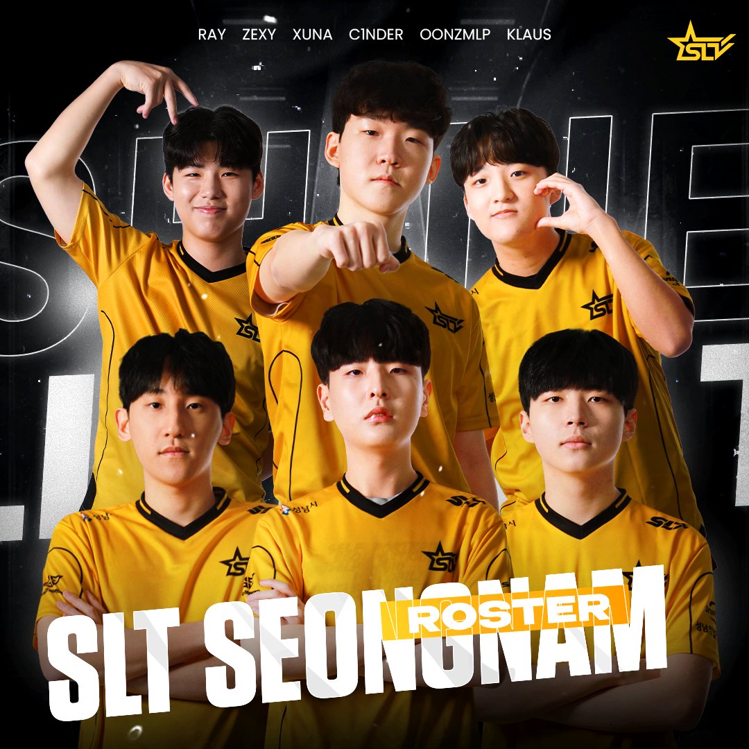 [2025 #VCT_CK SPLIT 3 Roster]

We'll show you our performance from now on!

#SLT #VLRT #SLTGO #ShineLikeSLT