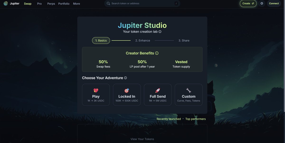 0129_0729's tweet photo. 🚀 JUP Studio is live!
Meet your token creation lab on Solana.
No code? No problem.
Now anyone can launch a meme coin with just a few clicks.

🐶 DJDOG now fully supports JUP Studio token tracking:
🔹 Real-time new token listings
🔹 Live heat & liquidity monitoring
🔹 Smart money alerts on entry
Stay ahead of the next Solana narrative — track it first with DJDOG.
📲 https://t.co/UYTuGtWYbg

#DJDOG #JUPStudio #Solana #MemeCoin #OnchainAlpha #TokenSniper