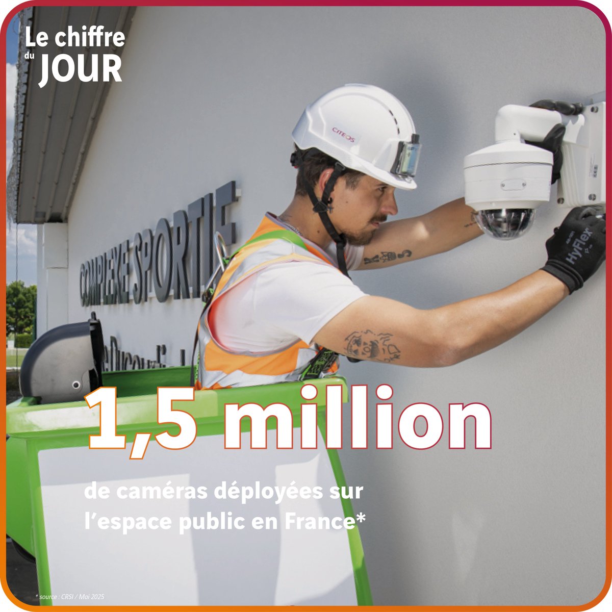 🔍Aujourd’hui en France, on estime environ 1,5 million de caméras déployées sur l’espace public.

La vidéoprotection urbaine (VPU) s’impose aujourd’hui comme un levier incontournable dans les stratégies de sécurité des villes !