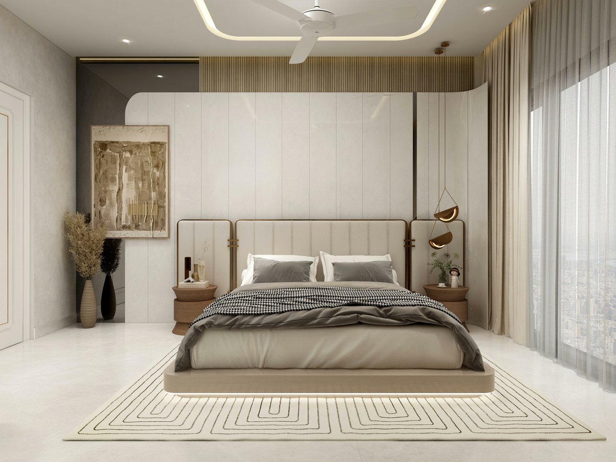 AbdallahMachy's tweet photo. Just finished designing this dreamy boho-style bedroom—layered textures, earthy tones, and cozy vibes all around! ✨🌿 rate my work
#InteriorDesign #BohoStyle #BedroomGoals #DesignByMe https://t.co/okoQOLJu6N