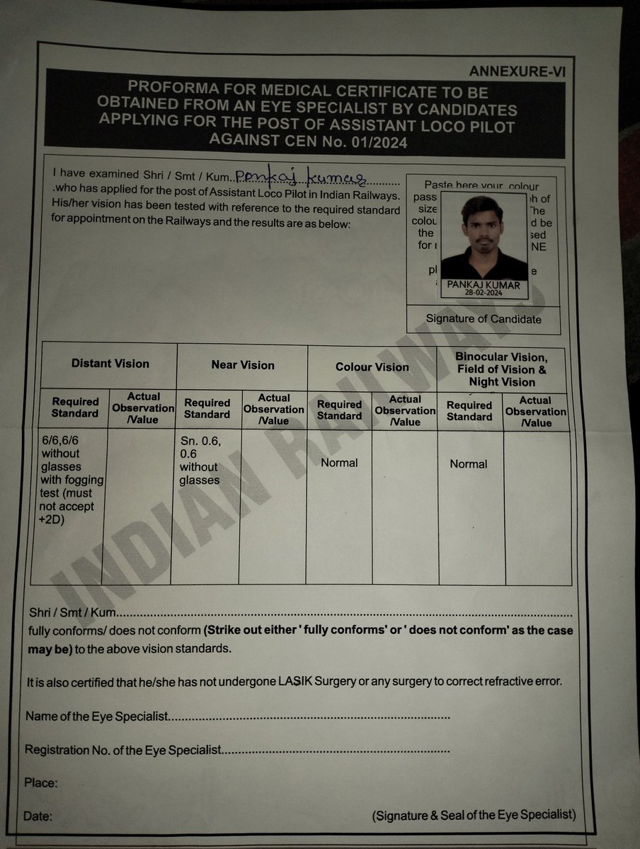 MiltonPankaj's tweet photo. @CMODelhi 
In this following first document do not sign .this rrb alp document required to entering pysco test (CBAT) Examination. guru nanank hospital any doctor as well H.O.D mam not allowed sign. do not give a specific resons . Many students face problem https://t.co/tb7tOZLViH