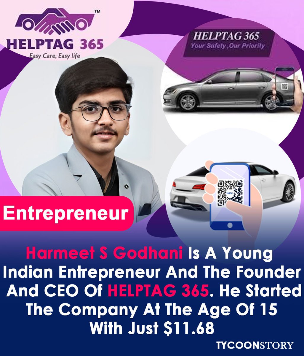 TycoonStoryCo's tweet photo. Harmeet S. Godhani, Founder &amp; CEO of HELPTAG 365, proves that passion fuels success. His journey is a story of resilience, innovation, and problem-solving.

https://t.co/ZRjBOSKXFh

#entrepreneurship #helptag365 #leadership #innovation #businessgrowth @helptag365 https://t.co/QPl0BBG1OP