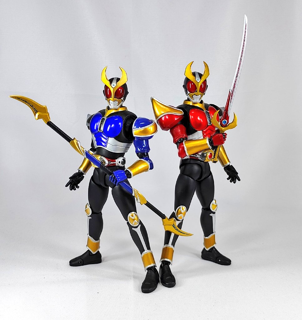 真骨彫 仮面ライダーアギトフレイムフォーム&ストームフォーム