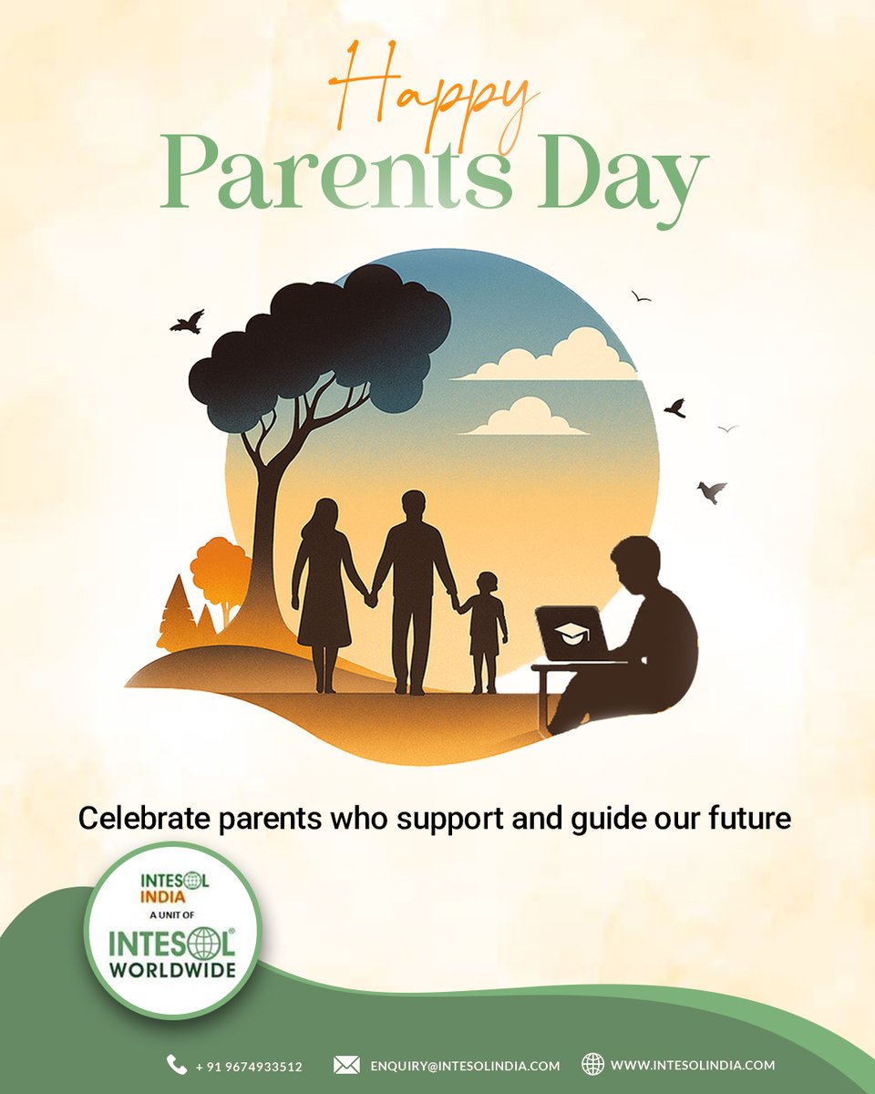 On National Parents Day, we acknowledge the amazing role parents play in shaping the lives of future educators. 
.
.
#nationalparentsday #parentalguidance #thankyouparents #teacherappreciation