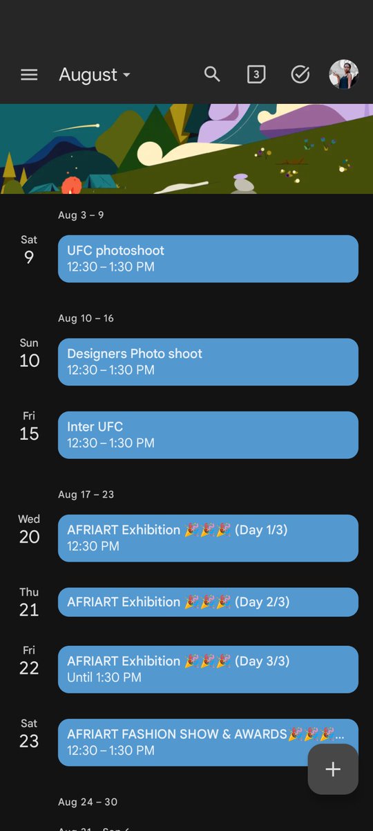 Kakensa330's tweet photo. What does your work-social calendar look like🎉🎉🎉🎉👠💃🕺be apart of Uganda's first ever AFRIART week and experience fashion and art like never before with us. visit https://t.co/2vUnIoBK0B and be to update #afriartfashionshow25 #iwillbethere #myheritage #myhustle https://t.co/p8ZP6OKMf6