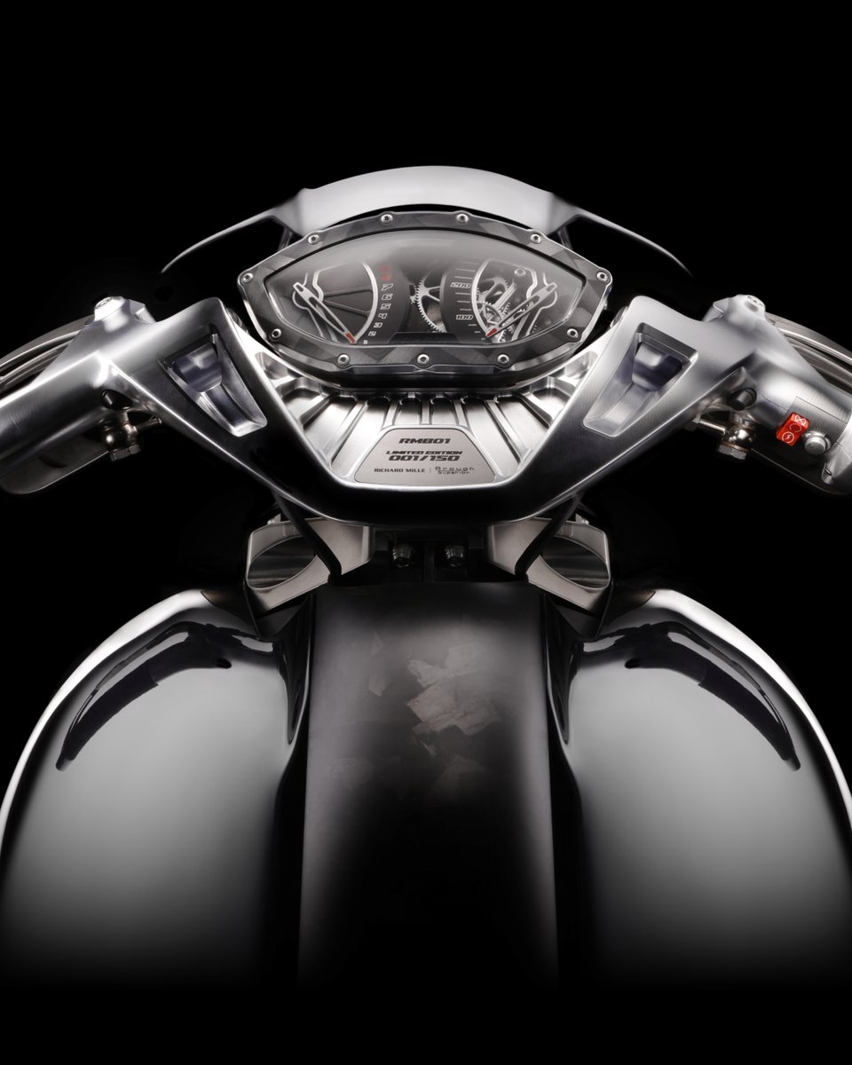 Richard_Mille's tweet image. Richard Mille and Brough Superior, makers of exceptional motorbikes, have combined their talents to create the 150-piece limited RMB01, a unique, track-focused bike, presented for the first time at Le Mans Classic.