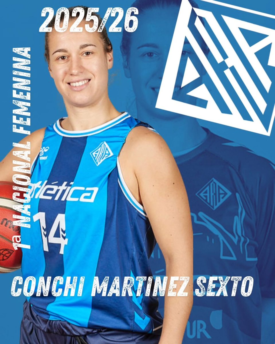 BasketAtletica's tweet photo. Una temporada más nos levantaremos del asiento para celebrar esos triples increíbles que nos dan la vida, ese puño en alto mirando a la grada de @mariasexto siguen una temporada más en el equipo de @jabucandas .
Grande Conchi....
#Remangu https://t.co/lNFApOldtG