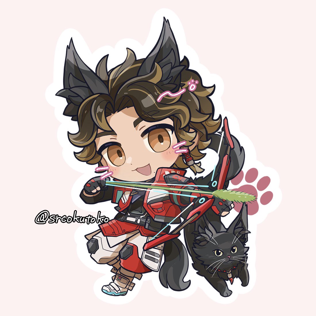 エノコロダーツ、いくよっ🏹🐈‍⬛