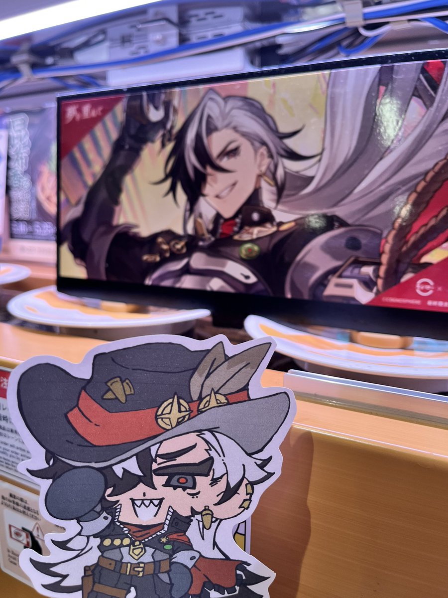 rituki214's tweet photo. 最近、浮上しておりませんが絶賛課題でしんでおります。
もう少しお待ちを

スシローコラボには行きました⤵︎ https://t.co/cF03efseIO