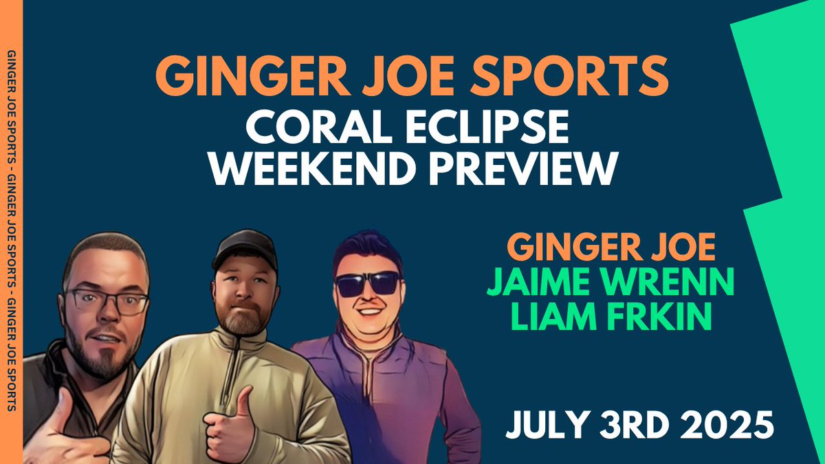Ginger Joe Racing & Golf (@gingerjoeracing) on Twitter photo 📺Coral Eclipse Weekend Preview!
🎙️ <a href="/jaime_wrenn/">Jaime Wrenn</a> <a href="/AntepostValue/">Liam Firkin</a>
✅Big Race Fancies
✅Best Bets
✅Short and Swet Preview this week....
🔜Royal Ascot Preview dropping this weekend
🔗youtu.be/Rhz297zqgBM 📺Coral Eclipse Weekend Preview!
🎙️ <a href="/jaime_wrenn/">Jaime Wrenn</a> <a href="/AntepostValue/">Liam Firkin</a>
✅Big Race Fancies
✅Best Bets
✅Short and Swet Preview this week....
🔜Royal Ascot Preview dropping this weekend
🔗youtu.be/Rhz297zqgBM