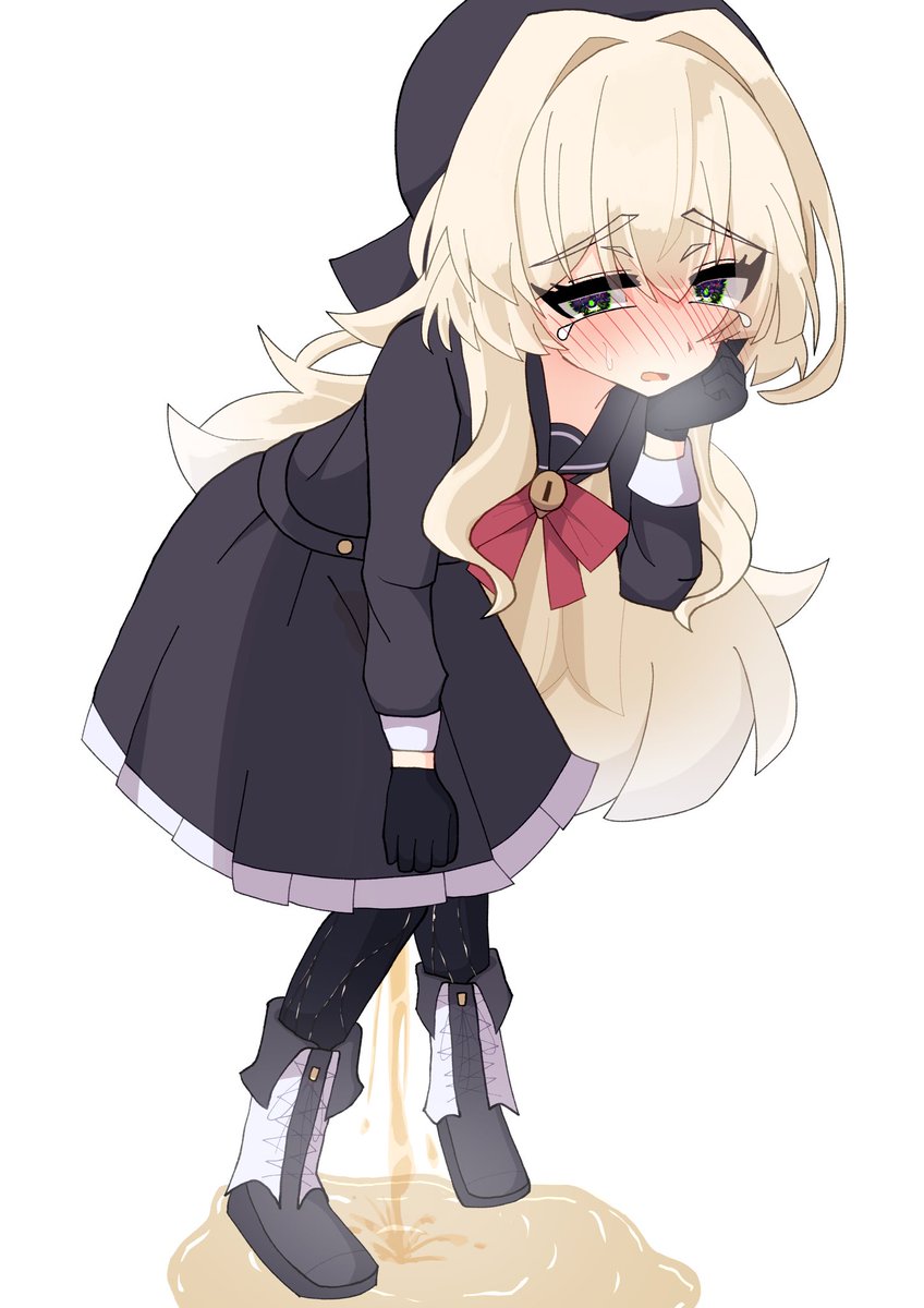 おもらししちゃったニヤニヤ教授を描きました