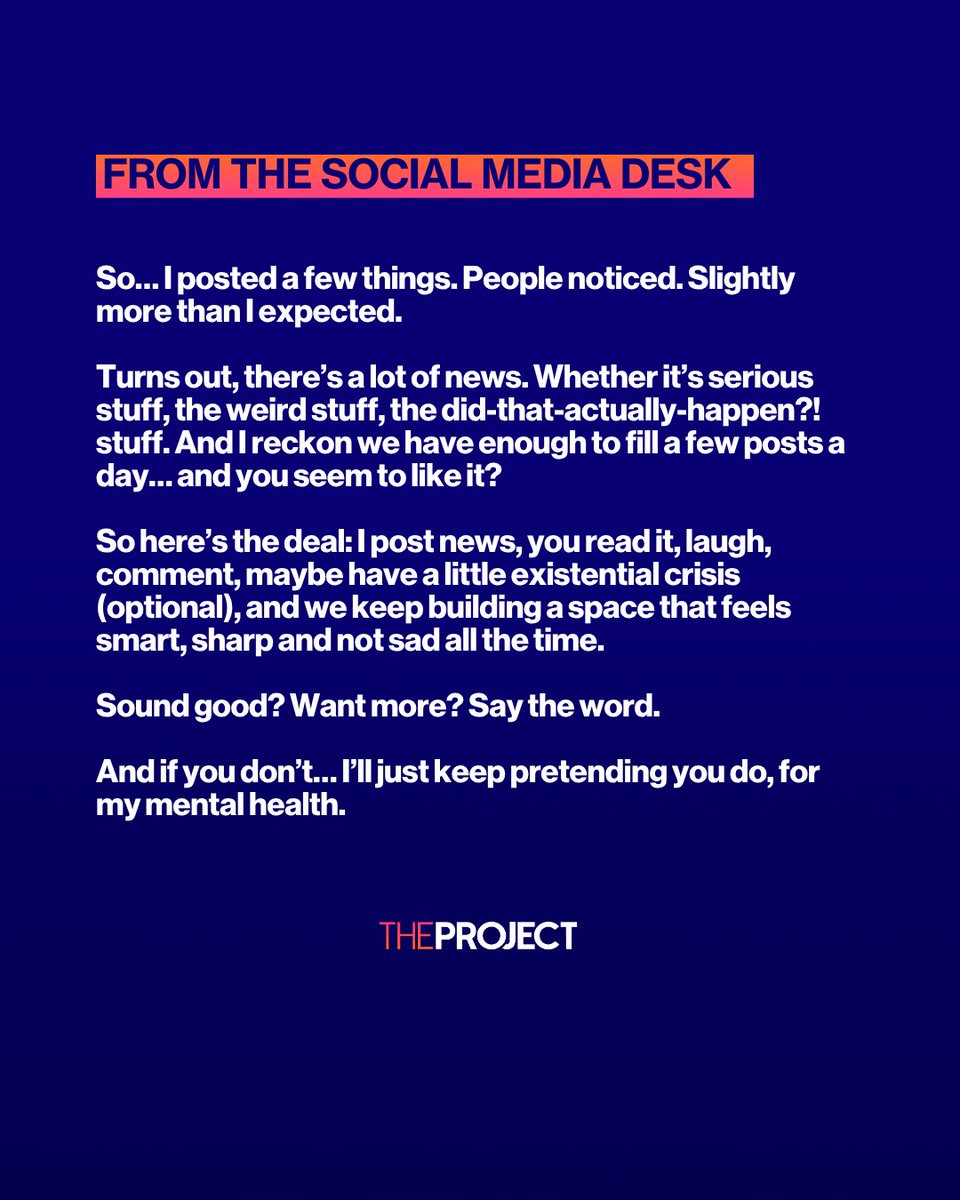 The Project tweet media