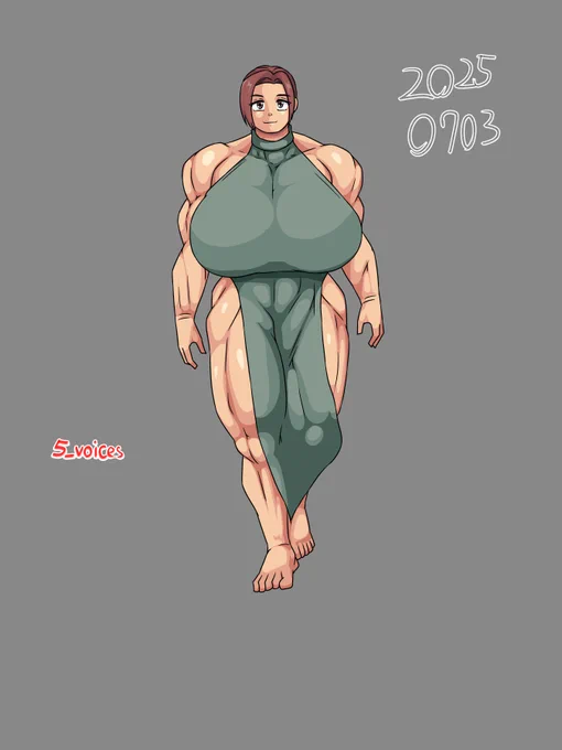 ポートレボディビル模写。
