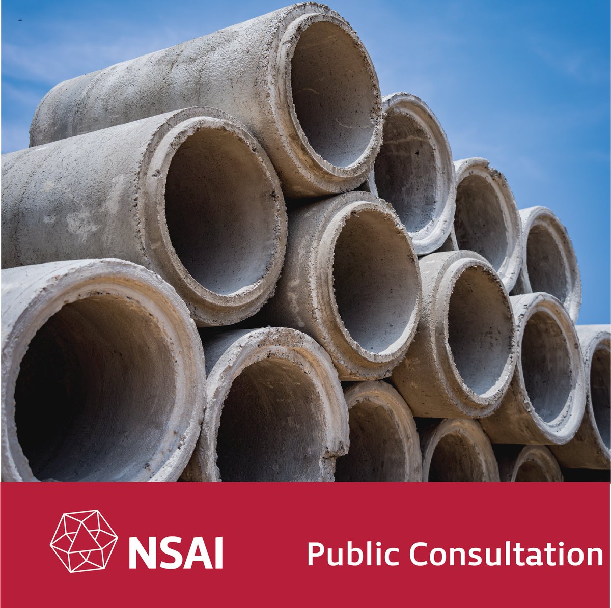 NSAI has launched the public consultation for I.S. 6 202X Pre-cast Concrete pipes and fittings.

This public consultation closes on 3rd of September 2025, so have your say through the ‘Your Standards, Your Say’ platform before then.

You can find the link here -