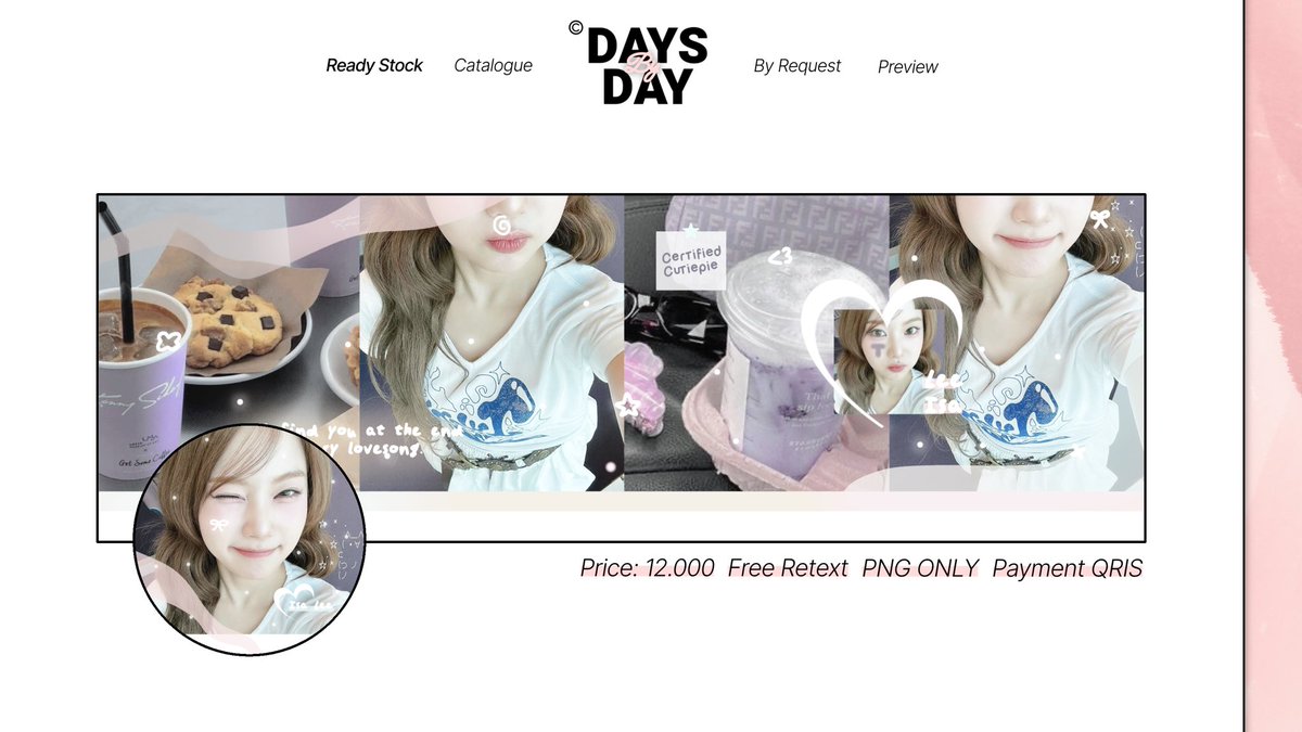 DAYS_BY_DAY's tweet photo. Boleh bantu repost? Makaci!

Haloo mentemen, aku ada layout ready moodie deco ian h2h, isa, rei, eunchae yaa. Harganya 12.000 bisa retext, pay via QRIS. Silakan DM jika ingin take 🙇🏻‍♀️🫶🏻 #zonauang https://t.co/AlteS0Fs5t