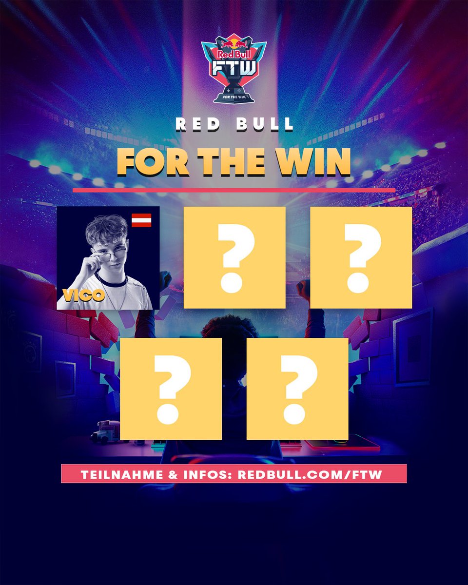 Wer wird der nächste Pro, den wir für Red Bull For The Win revealen? 👀

Schreibt mal in die Comments, wen ihr unbedingt sehen wollt! 🔥👇