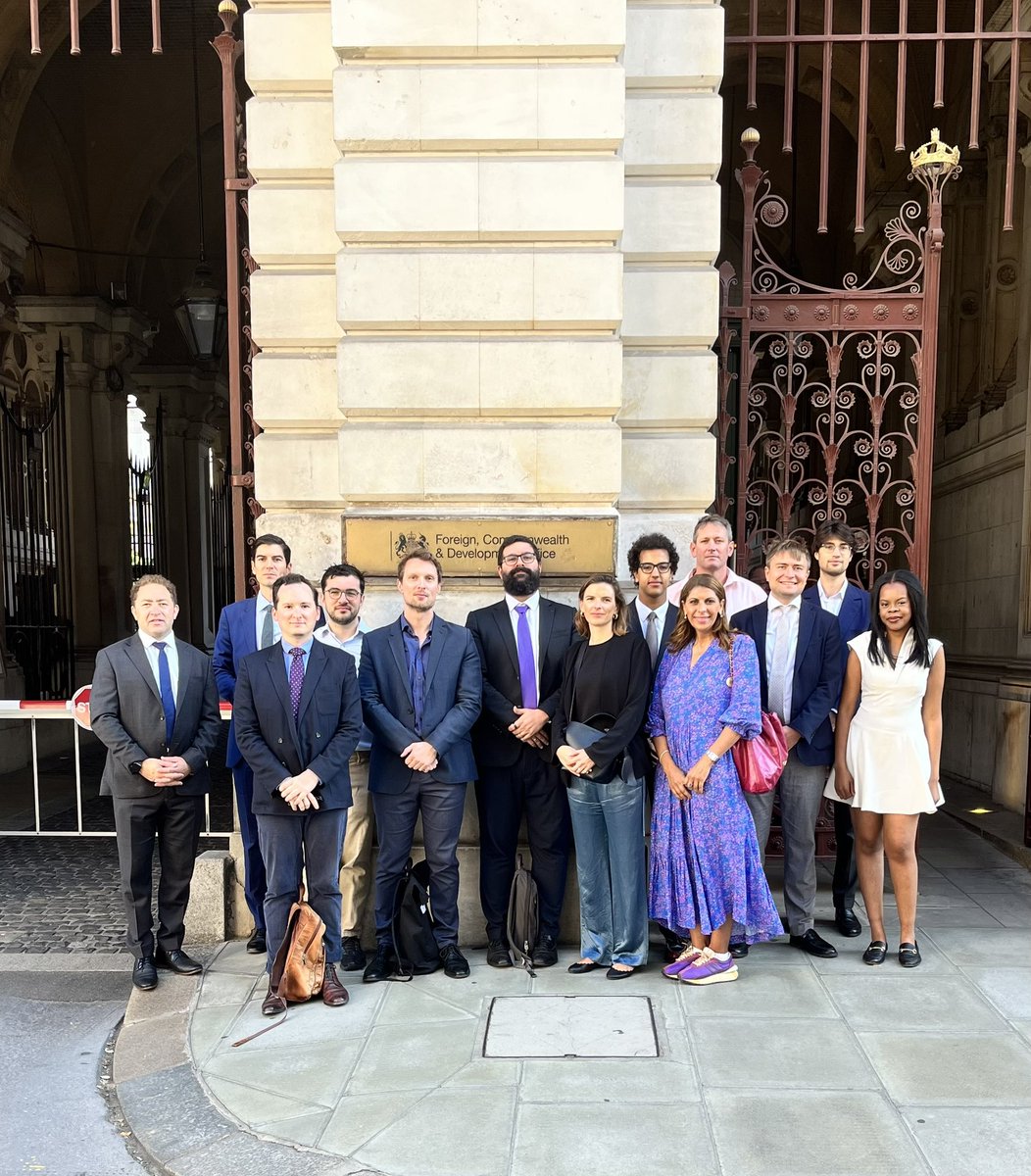 This morning our Young and Local Leaders met at the Foreign, Commonwealth &amp; Development Office to discuss policy ideas ahead of the UK-France Summit next week
