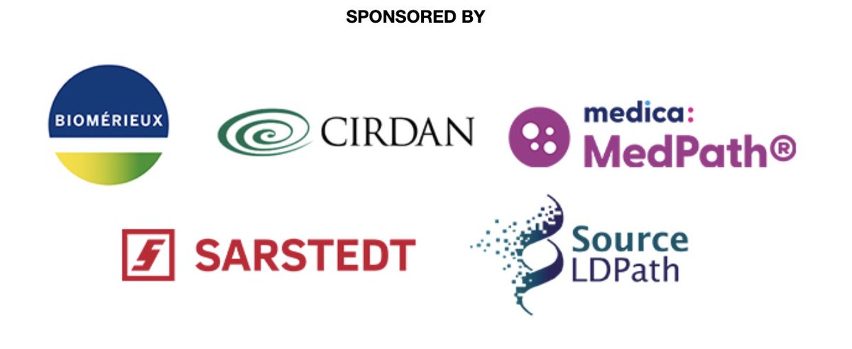 IBMScience's tweet image. A big thank you to this year’s #IBMSAwards25 category sponsors bioMérieux @biomerieux, Cirdan @cirdan_com, Medica @MedicaGroup, Sarstedt and Source LDPath @SourceBio! #IBMSshortlist #IBMSWinner