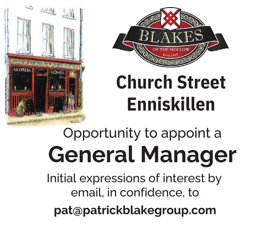 BlakesTheHollow's tweet image. We are inviting expressions of interest for the position of General Manager.
If you’re a motivated leader looking for a new challenge, we’d love to hear from you.
📧 Please email your interest in confidence to:
pat@patrickblakegroup.com
#Fermanagh #Enniskillen #Job #Manager