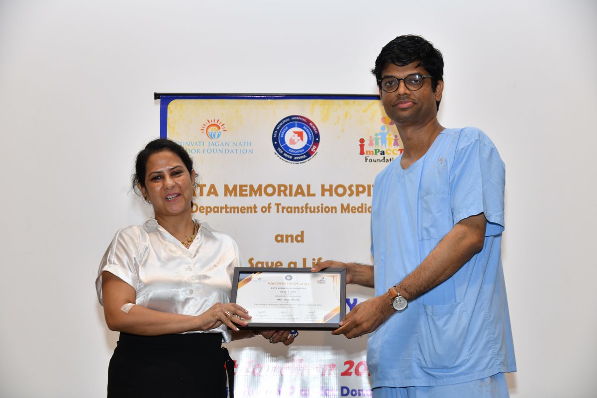 Cancer treatment requires platelet transfusions, and the need for voluntary platelet donations is critical.

The ‘Save A Life’ (SAL) Initiative at TMC is a powerful social movement led by DTM, ImPaCCT and GJK. It is aimed at raising awareness about platelet donation, building a