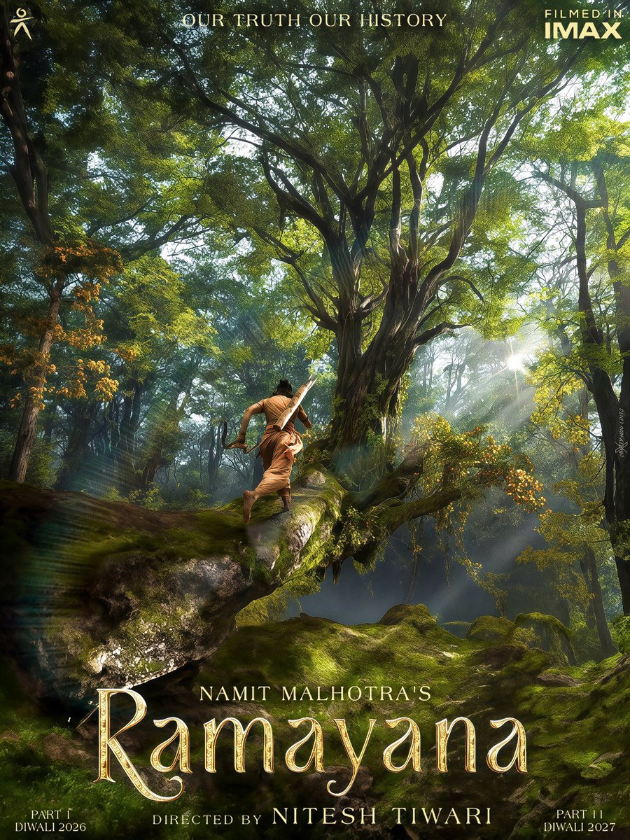 BOLLY4U2U's tweet image. crafted every detail myself, presenting my #Ramayana poster. ๐ฉ