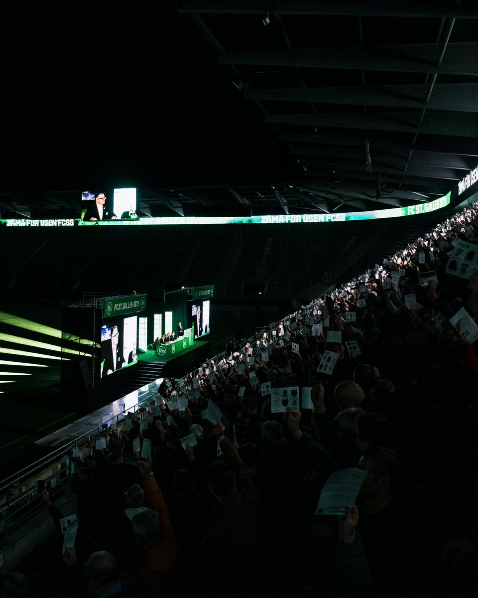 𝐬𝐚𝐯𝐞 𝐭𝐡𝐞 𝐝𝐚𝐭𝐞! 🗓️
Die Generalversammlung der FC St.Gallen AG findet am Montag, 20. Oktober 2025 im kybunpark statt. Beginn der Versammlung ist um 19 Uhr, Türöffnung um 18 Uhr. 👋 Weitere Infos sowie die Einladung erhalten die Aktionärinnen und Aktionäre rechtzeitig im