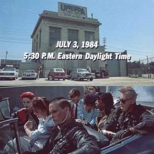 41 years ago today 
#NeverForget #ReturnOfTheLivingDead #SendMoreParamedics #Brains 

The Return of the Living Dead (1985)

When two bumbling employees at a medical supply warehouse accidentally release a deadly gas into the air, the vapors cause the dead to rise again as zombies