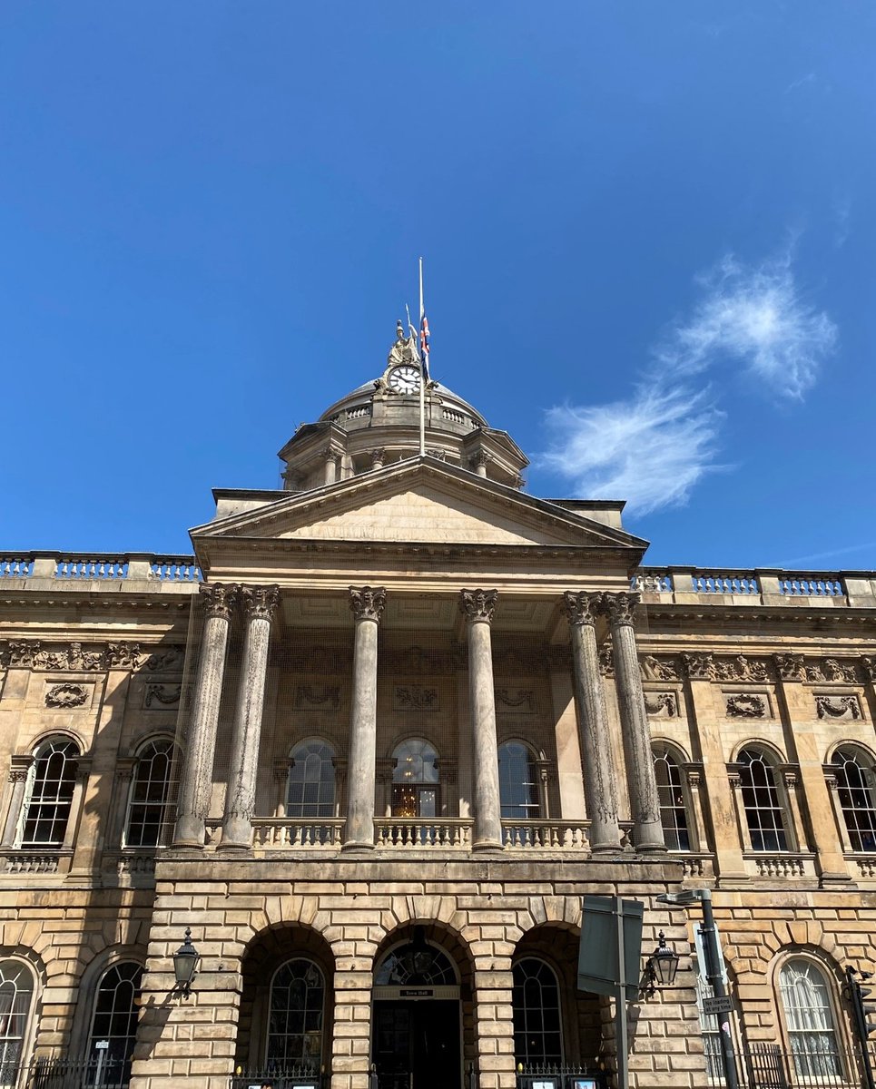 Liverpool City Council (@lpoolcouncil) on Twitter photo The flag at <a href="/TownHallLpool/">Liverpool Town Hall</a> has been lowered to half mast following the death of <a href="/LFC/">Liverpool FC</a> player Diogo Jota and his brother, Andre Silva.
Our thoughts are with their family and friends, and everyone associated with Liverpool FC. The flag at <a href="/TownHallLpool/">Liverpool Town Hall</a> has been lowered to half mast following the death of <a href="/LFC/">Liverpool FC</a> player Diogo Jota and his brother, Andre Silva.
Our thoughts are with their family and friends, and everyone associated with Liverpool FC.