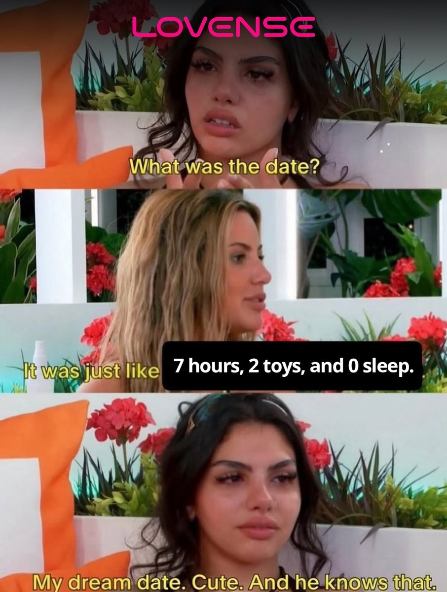 uhhh I seriously need this kinda date rn 😳… 
Tag someone who needs this more than you do too👇
#lovense #memes