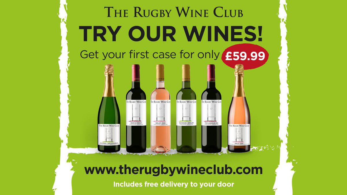 The Rugby Wine Club - helping grassroots rugby (@trwcwine) on Twitter photo Grab 6 bottles of gorgeous French wines for under £10 each delivered (!) now at therugbywineclub.com/shop Grab 6 bottles of gorgeous French wines for under £10 each delivered (!) now at therugbywineclub.com/shop