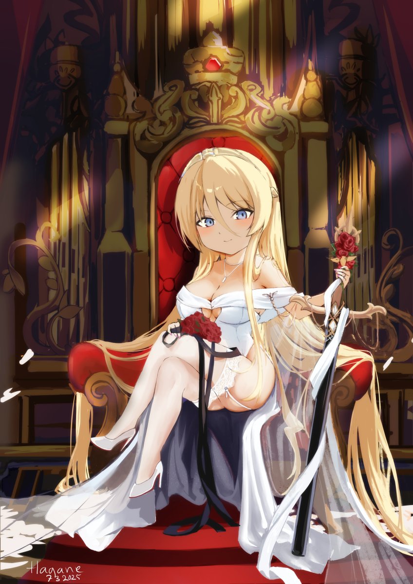 zerotharc's tweet image. bismarck wedding - late by few month ==
#ビスマルク #アズールレーン