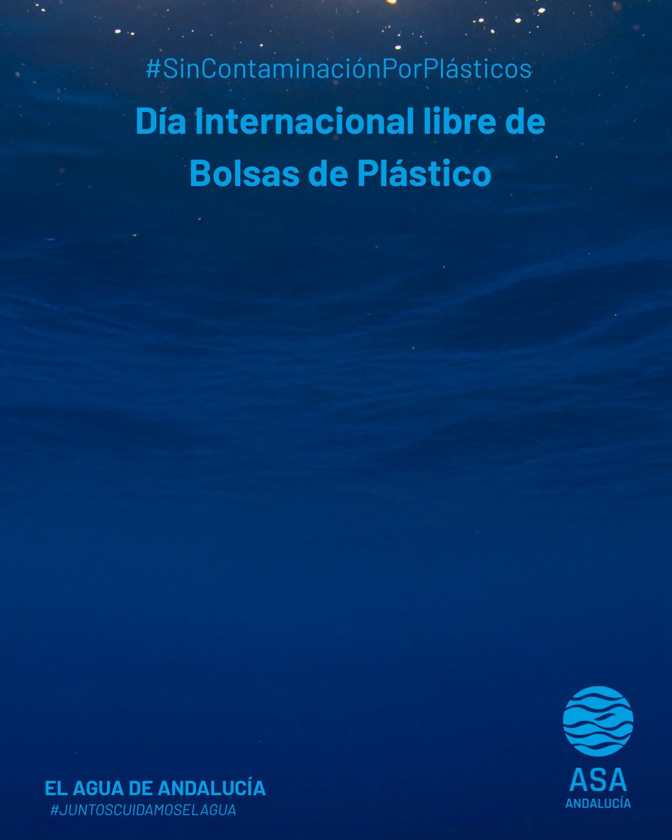 ASA_Andalucia's tweet image. ‼️ Las bolsas de plástico no desaparecen: se transforman en microplásticos que llegan a ríos, estaciones depuradoras y, sí… ¡al agua que tratamos!

♻️ Di no al plástico de un solo uso.
🚰 Di sí a un ciclo del agua más limpio.

#ASAAndalucía #SinPlásticos #CicloIntegralDelAgua