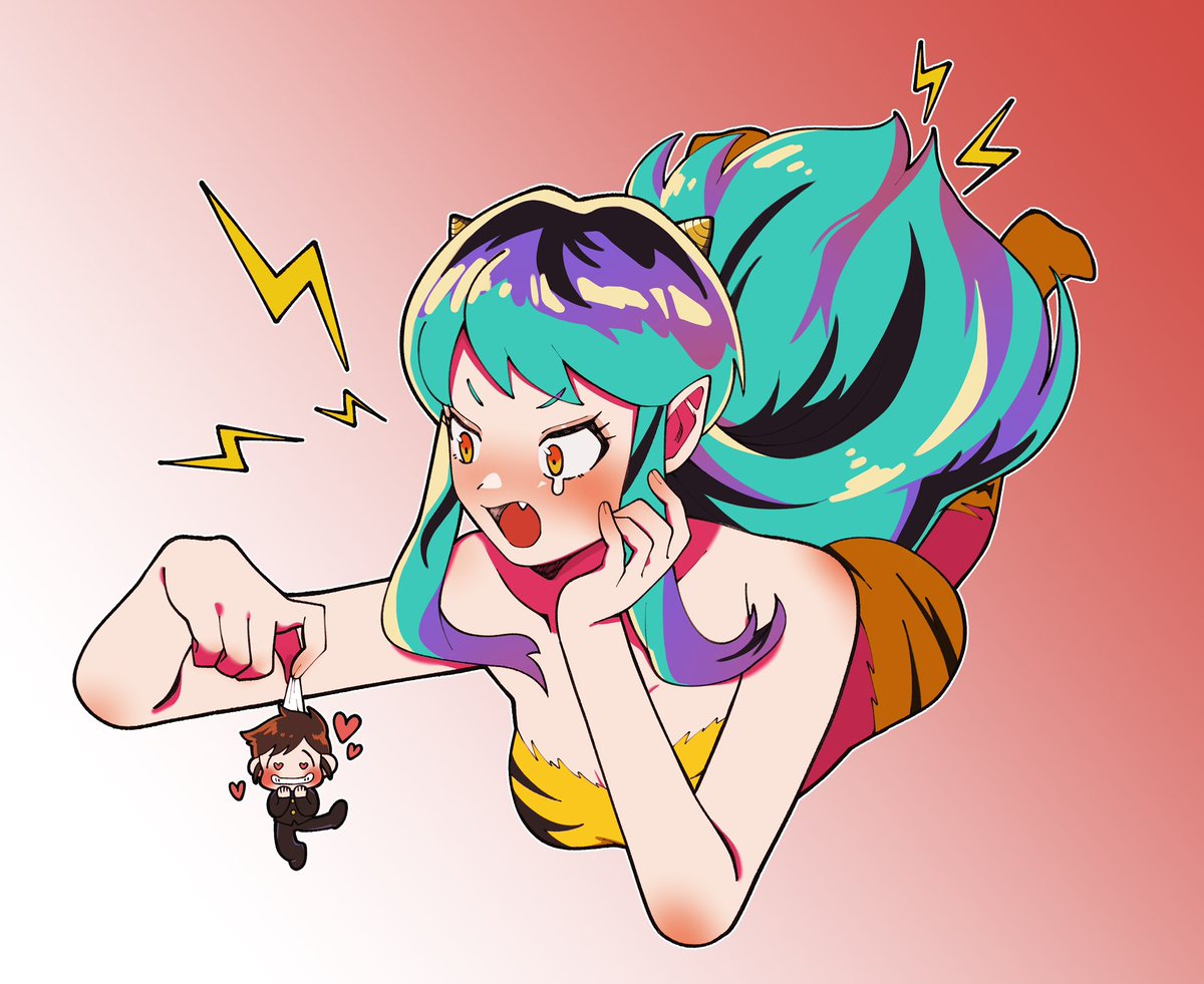 Kurose_illst's tweet photo. 最近ユーチューブのCMでよく見かけるので再投稿⚡️
#うる星やつら #イラスト #illst https://t.co/KCBFPS8JO2