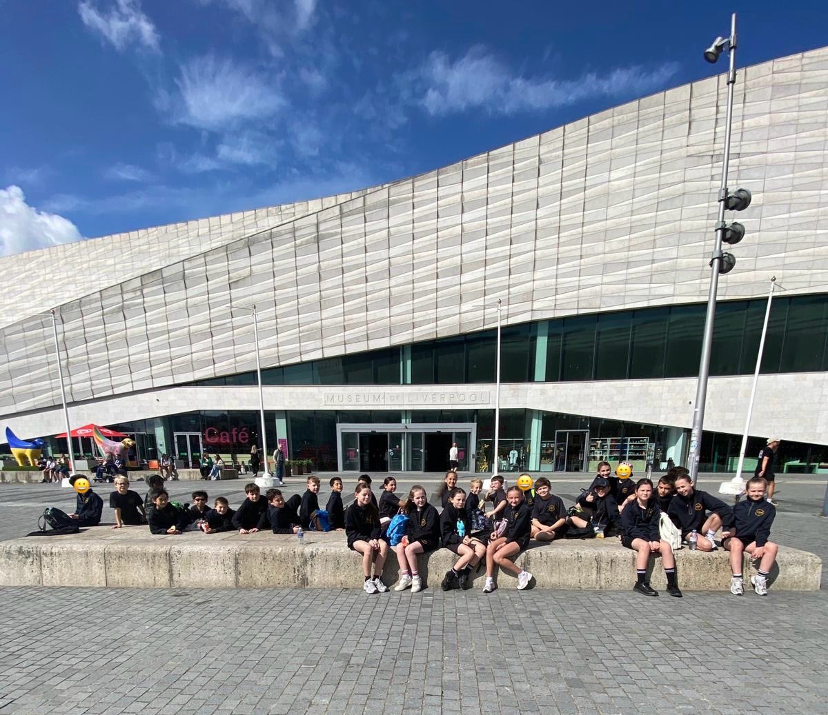 Year 5 have safely arrived at The Museum of Liverpool and are enjoying their Viking workshop!