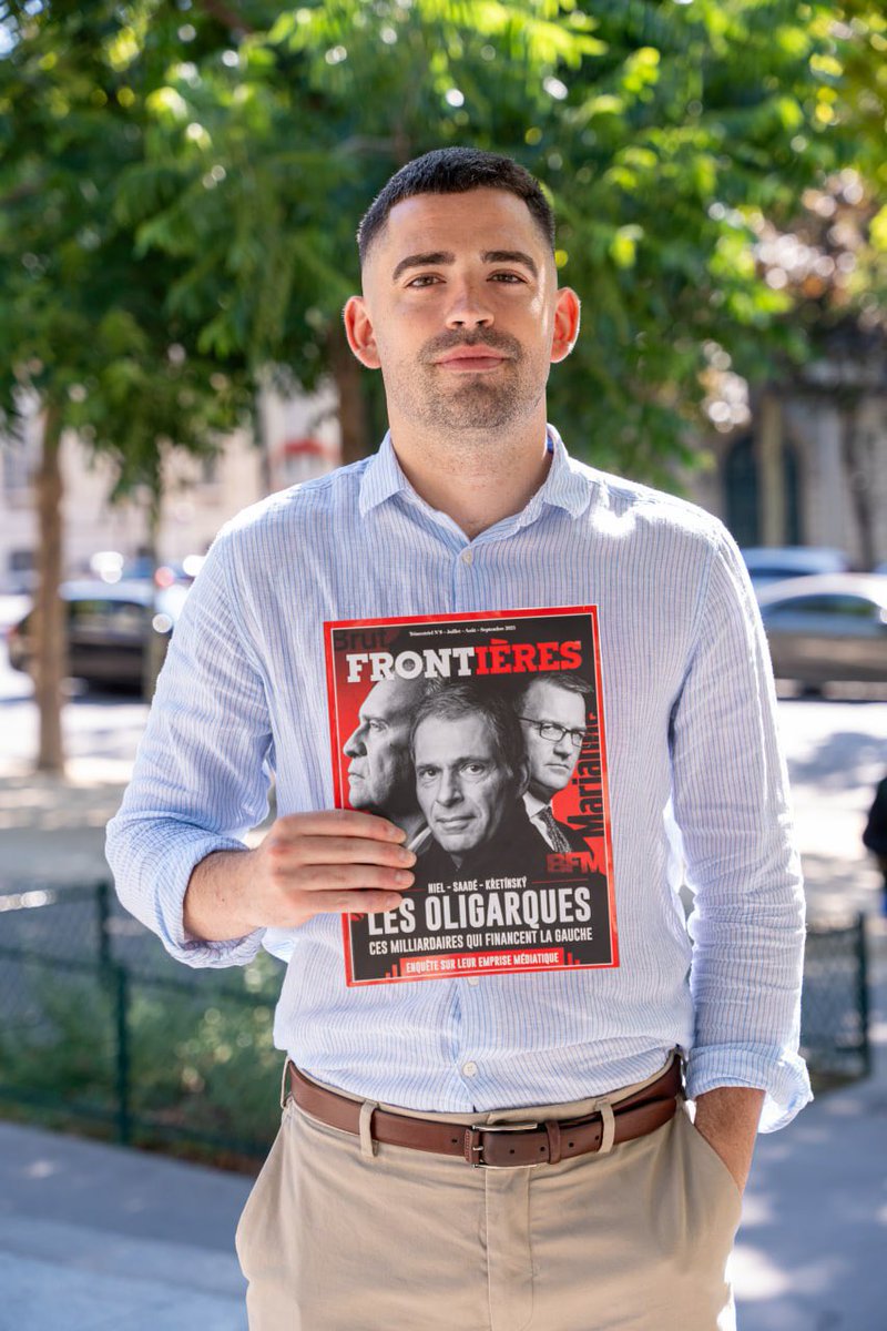 DavidAlaime's tweet image. 👀 Le milliardaire qui finance Libération est l’une des pires empreintes carbone au monde…
Ça évidemment LA GAUCHE VOUS LE CACHE.
📍 Magazine sur les financements de la gauche par des milliardaires en kiosque !