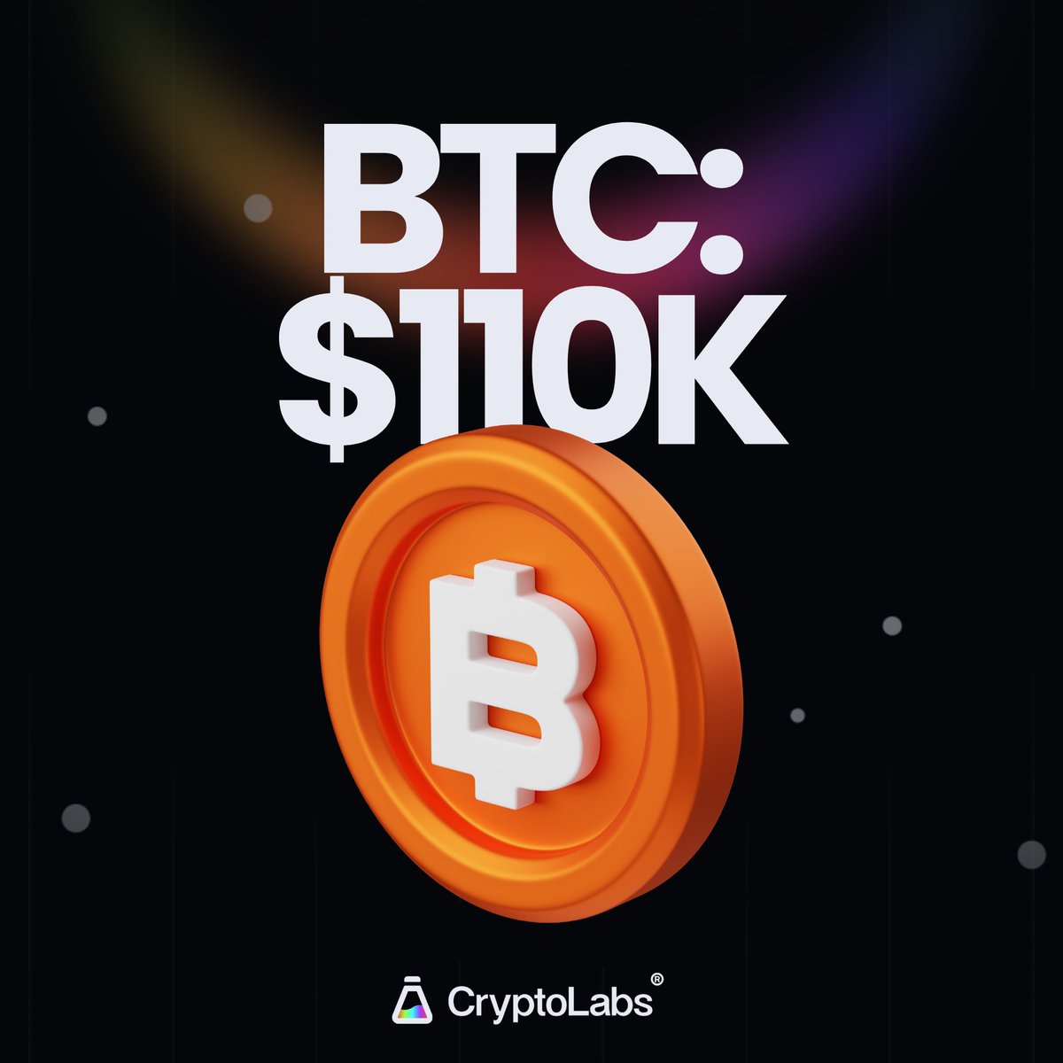 🤑 NOW: $BTC reclaims $110K