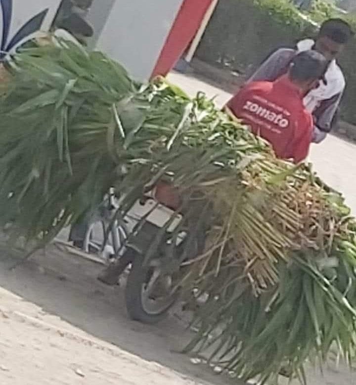 लालू जी आपके लिये फ्री डिलिवरी कर रहें हैं 
भर पेट खाना जी