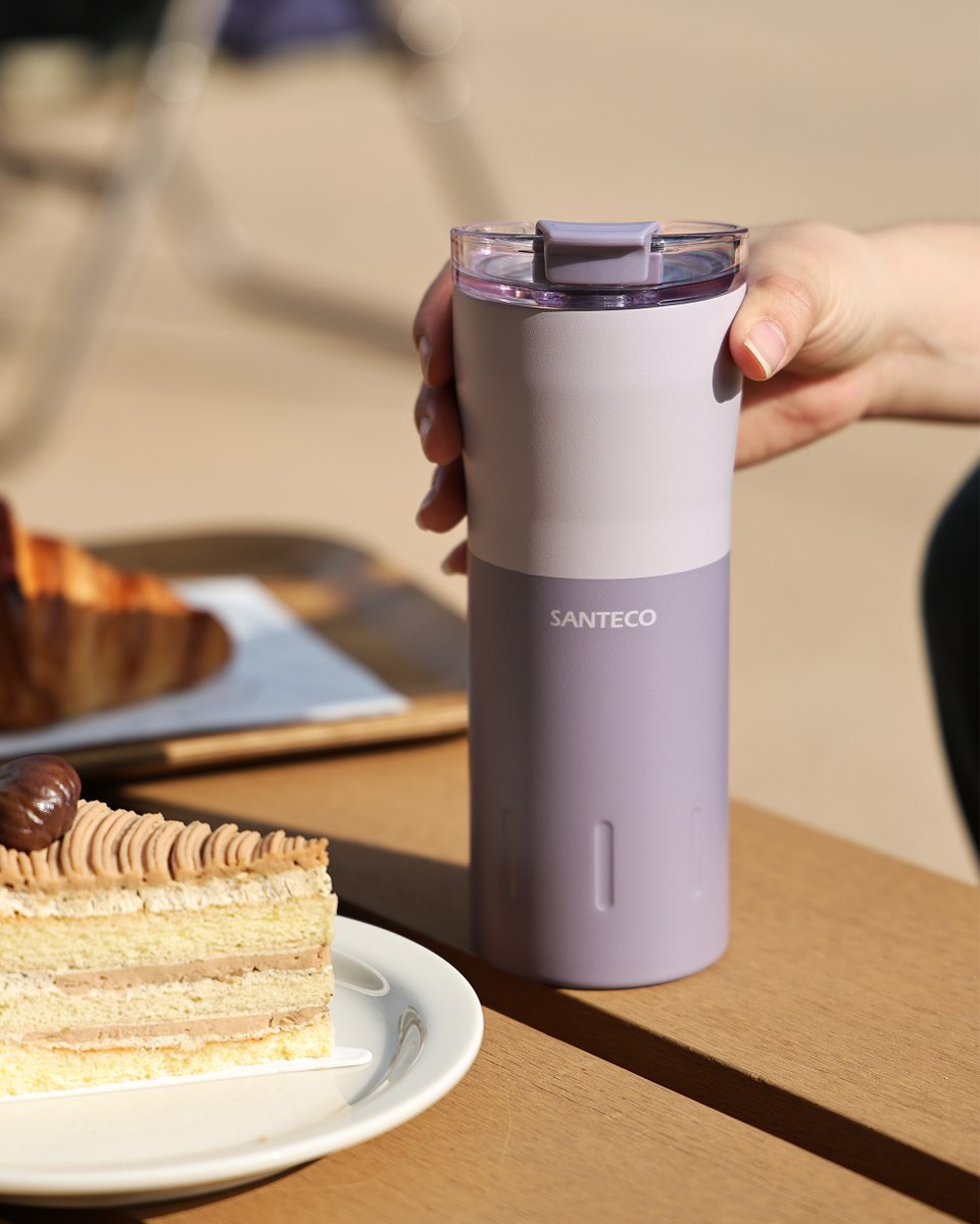 santecobrand's tweet photo. It's coffee time☕️✨
Have you ever checked out our KARIBA 17oz coffee tumbler? With the Eastman Tritan lid, it's leakproof and durable, allowing you to sip worry-free wherever life takes you💚💜 
#coffeetumbler #coffeeaddict #lifestyleblogger #routine #afternoontea #CoffeeVibes https://t.co/J2sgGWKRsw