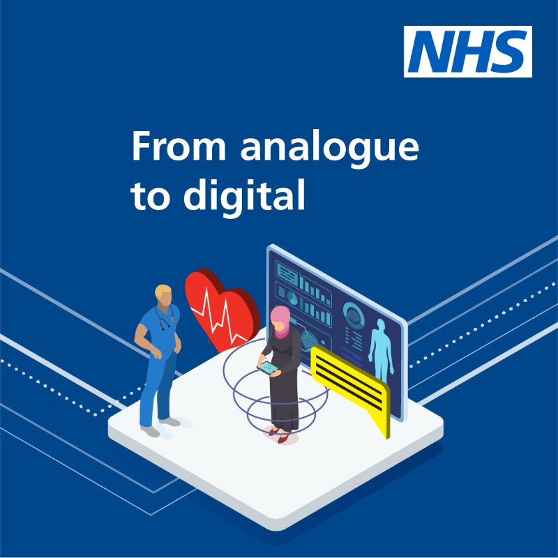 NHSEngland's tweet photo. Three big shifts will change how the NHS works, enabling it to deliver better care for all patients – no matter where they live.  
 
From hospital to community. 
 
From analogue to digital. 
 
From sickness to prevention. 

Read the 10 Year Health Plan ⬇️