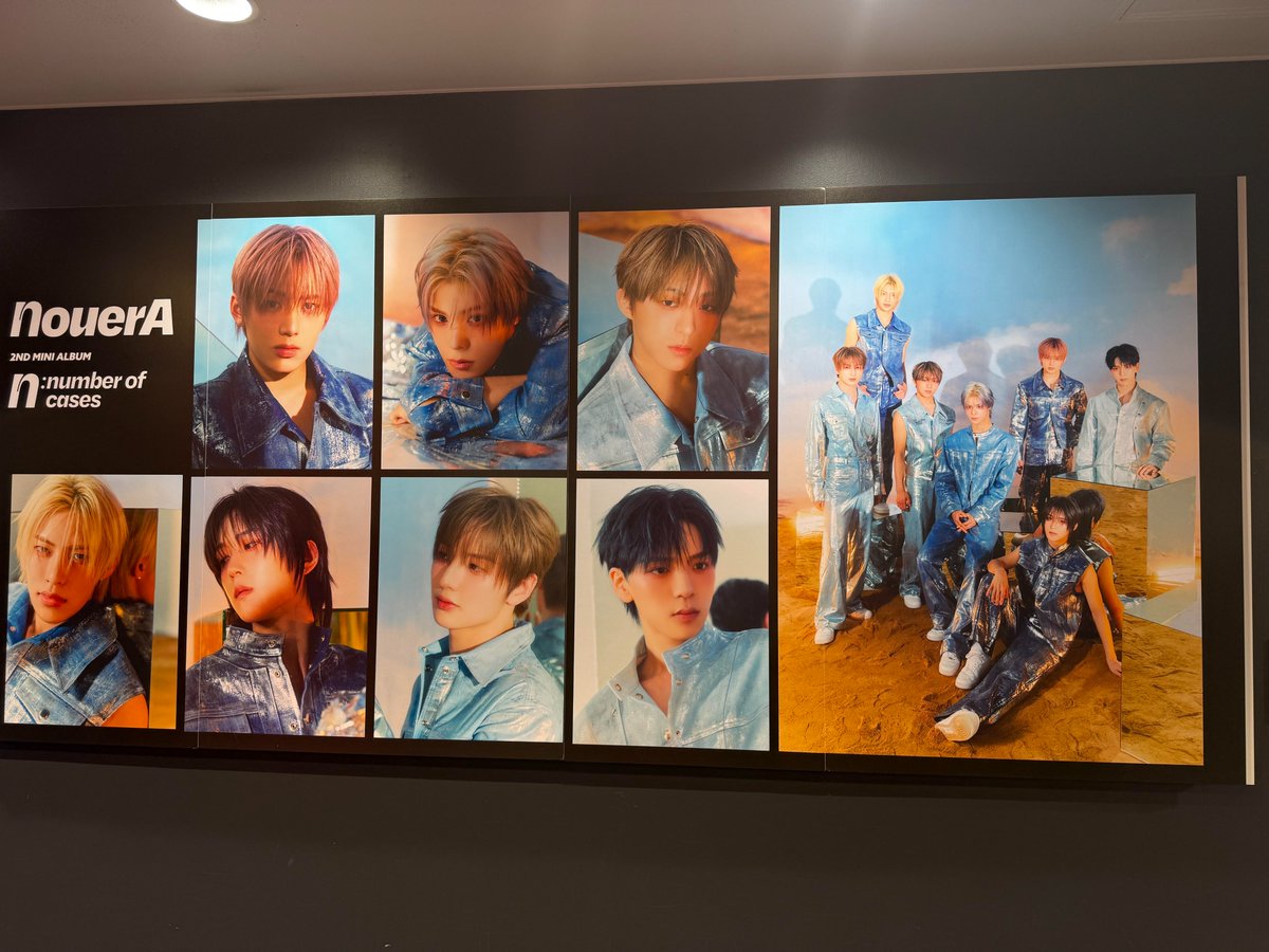 タワ渋kpop 】 ／ #NouerA[n: number of cases]発売記念 パネル展示