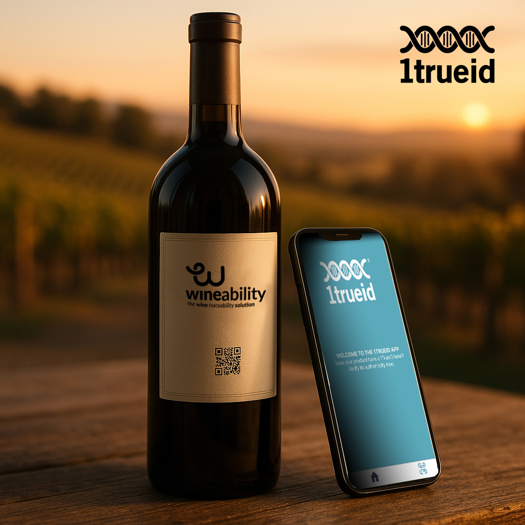 1TrueID's tweet image. What if every bottle could tell its own story?
1TrueID brings digital #serialization to wine bottles through #Wineability, enabling full traceability, anti-counterfeiting, and consumer engagement.

#1trueid #sait #RFId #traceability #anticounterfeit