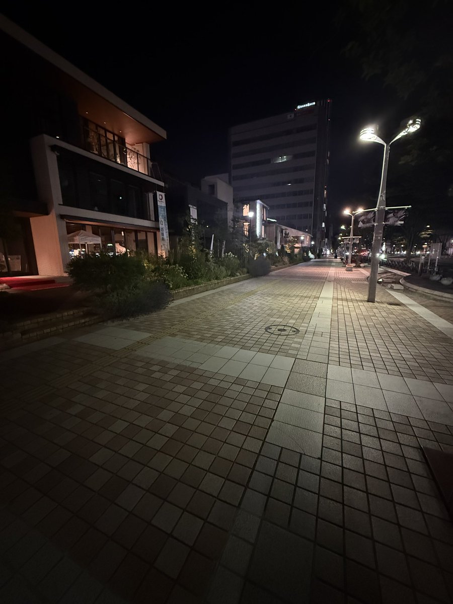 こんばんは🌛🌛

仕事終わり毎日通る道！
音楽も毎回同じ曲を聴いて帰る🎶
1つのルーティーンでもあるのかな！