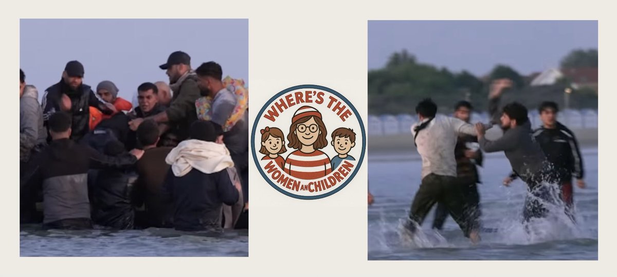 MattJSmith's tweet image. Let’s play a game. I call it…
“Where’s the Women and Children”
Here’s level 1, should be pretty easy for the lefties out there who say the boats are ‘full’ of them…
Britain’s borders need Reform 🩵🇬🇧
@reformparty_uk @ReformDaily_ @GBNEWS #stoptheboats #smashthegangs…