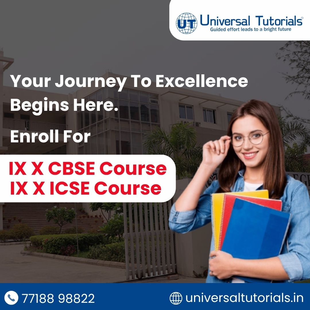 utofficial1998's tweet image. 📚 Your Journey to Excellence Starts Now!

At Universal Tutorial, we empower students in Classes IX &amp;amp; X with focused CBSE &amp;amp; ICSE courses designed for academic success and beyond.

✨ Learn with the Best. Achieve the Best.

#UniversalTutorial #ExcellenceBeginsHere #CBSEClass10