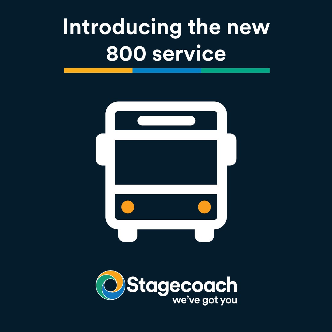 We are introducing the service 800 from the 20th July. This new limited stop service will run from Horspath Road to the City Centre via Redbridge Park &amp; Ride with a frequency of up to every 30 minutes Monday to Sunday. For more info&gt; stge.co/4lc3PQd
